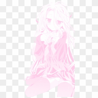 Transparent Shiro ♔ Src Png - Aesthetic Anime Girl Transparent Clipart